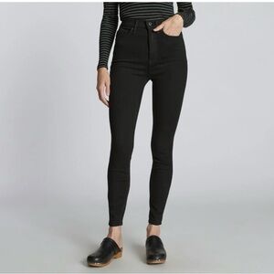 Everlane Way High Skinny Jeans in Black NEW 26